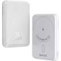 Shaza SG1501/BK 5000mAh 15W MagSafe Taşınabilir Powerbank Beyaz