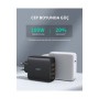 Aukey Pa-b7s-bk 100w Dört Bağlantı Noktalı Pd Gan Duvar Şarj Cihazı Uyumlu