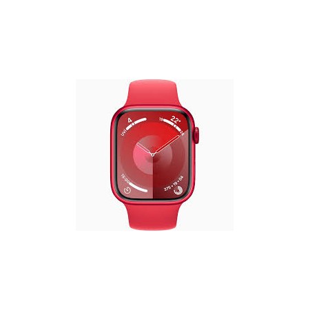 Apple Watch Series 9 GPS 45mm (PRODUCT)RED Aluminium RED Sport Band Akıllı Saat - M/L